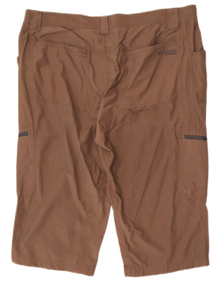 Columbia Short Cargo Titanium Homme XL W40 Marron Coton
