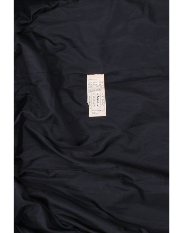BENETTON Womens Overcoat UK 6 XS  Navy Blue Polyester Vintage Benetton and Second-Hand Benetton from Messina Hembry 