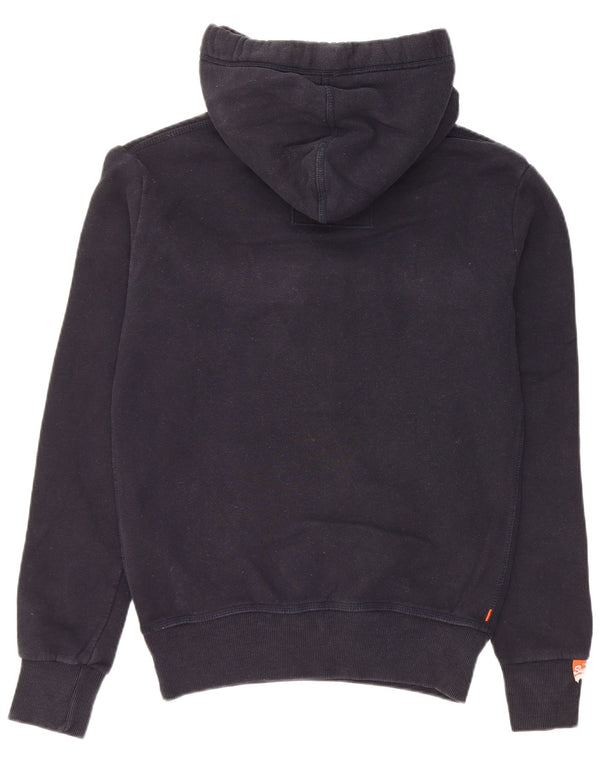 Superdry Pull à capuche XS en coton bleu marine pour homme
