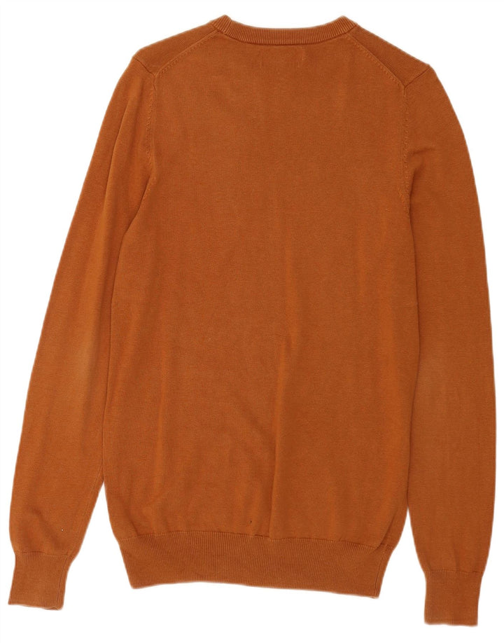 Marks & Spencer Pull à col rond pour homme XS en coton marron