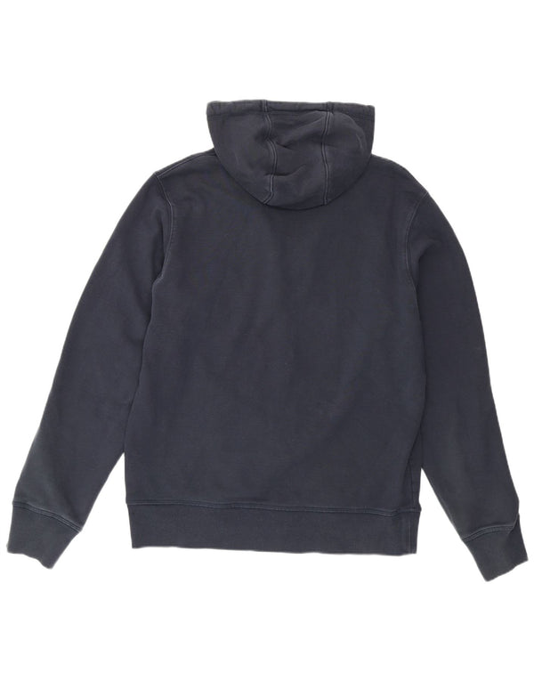 New Balance Sweat à capuche zippé pour homme en coton bleu marine moyen
