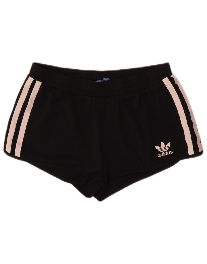 Adidas Short de sport pour femme UK 14 LMedium Noir Polyester