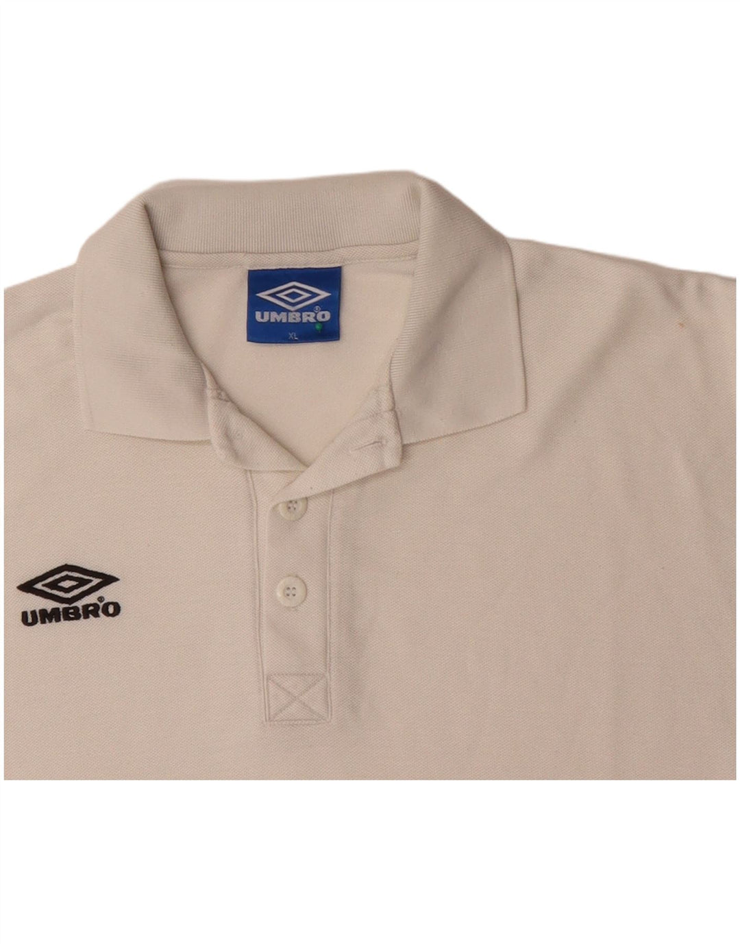UMBRO Polo Homme XL Blanc Coton