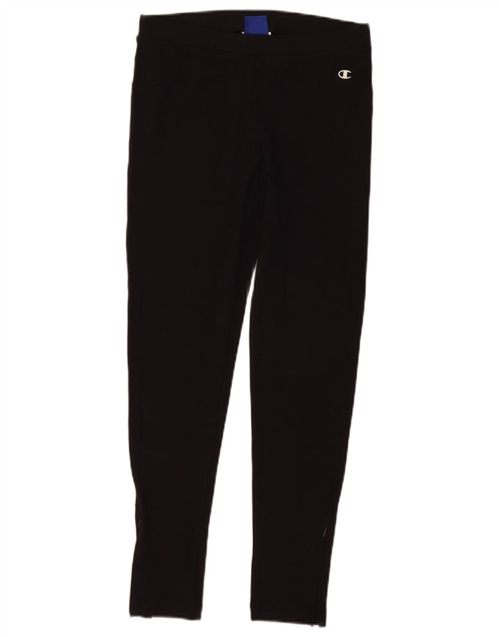 Champion Leggings Femme UK 12 Moyen Noir
