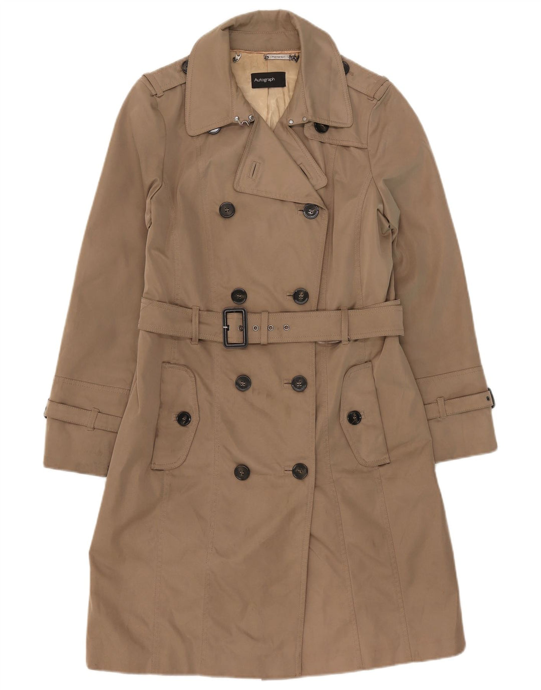 Marks & Spencer Trench-coat autographe pour femme UK 14 Large Beige
