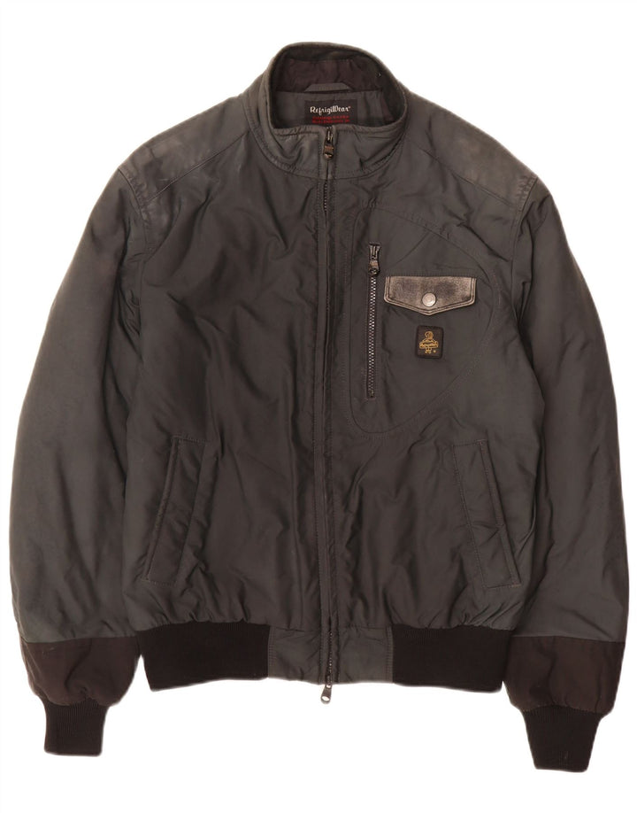 Refrigiwear Veste Bomber Homme UK 40 Large Gris Polyamide