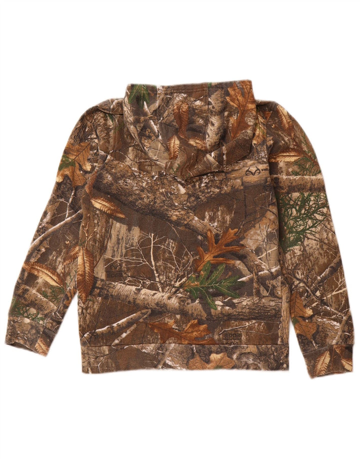 MAGELLAN Pull à capuche pour garçon 11-12 ans Camouflage marron moyen