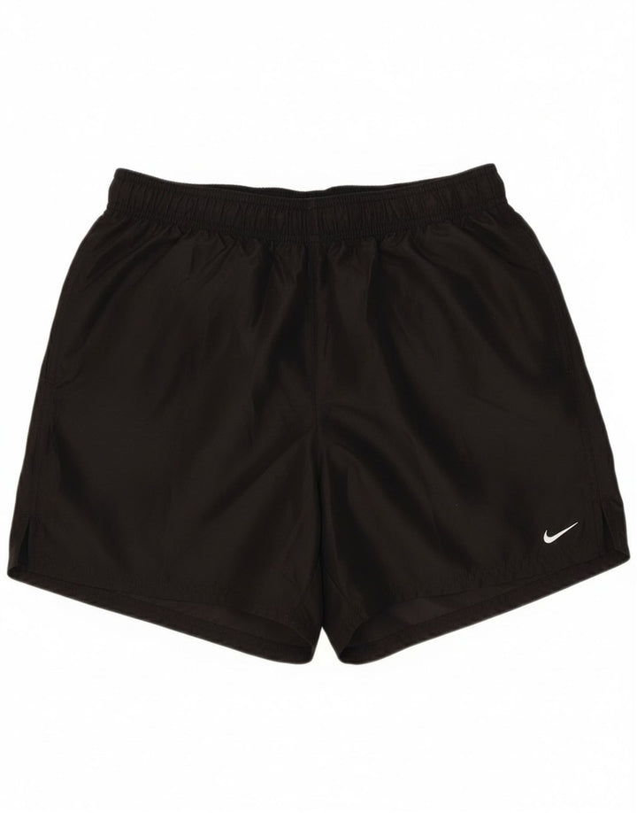 Nike Short de sport pour femme UK 14 Large Noir Polyester