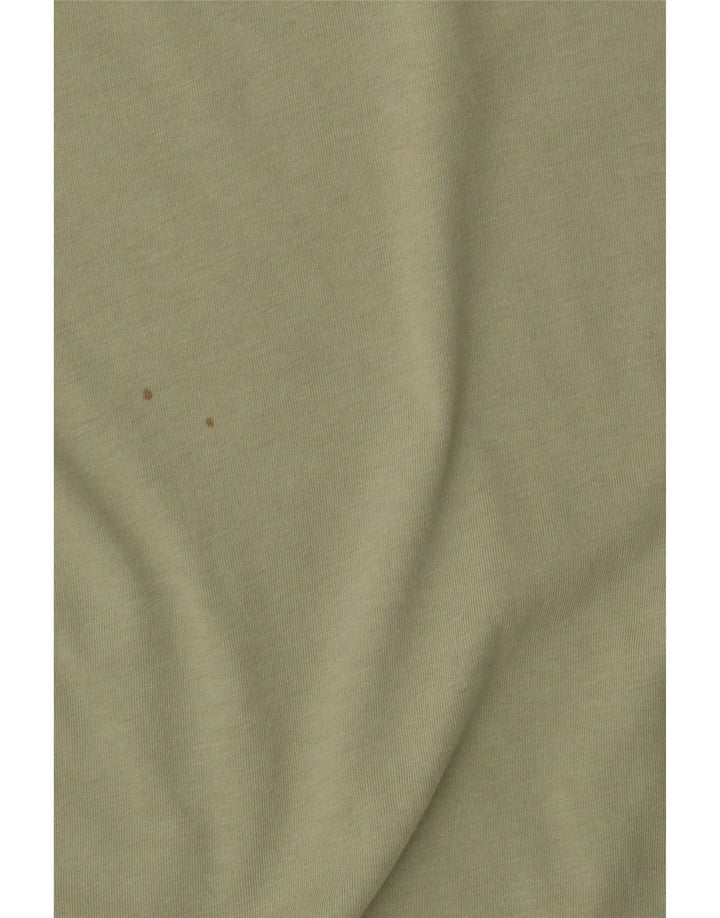 The North Face T-Shirt Homme Top Kaki Moyen Coton