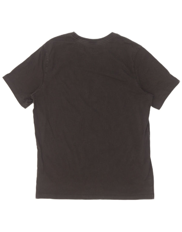 Nike T-shirt graphique pour homme en coton noir Taille L