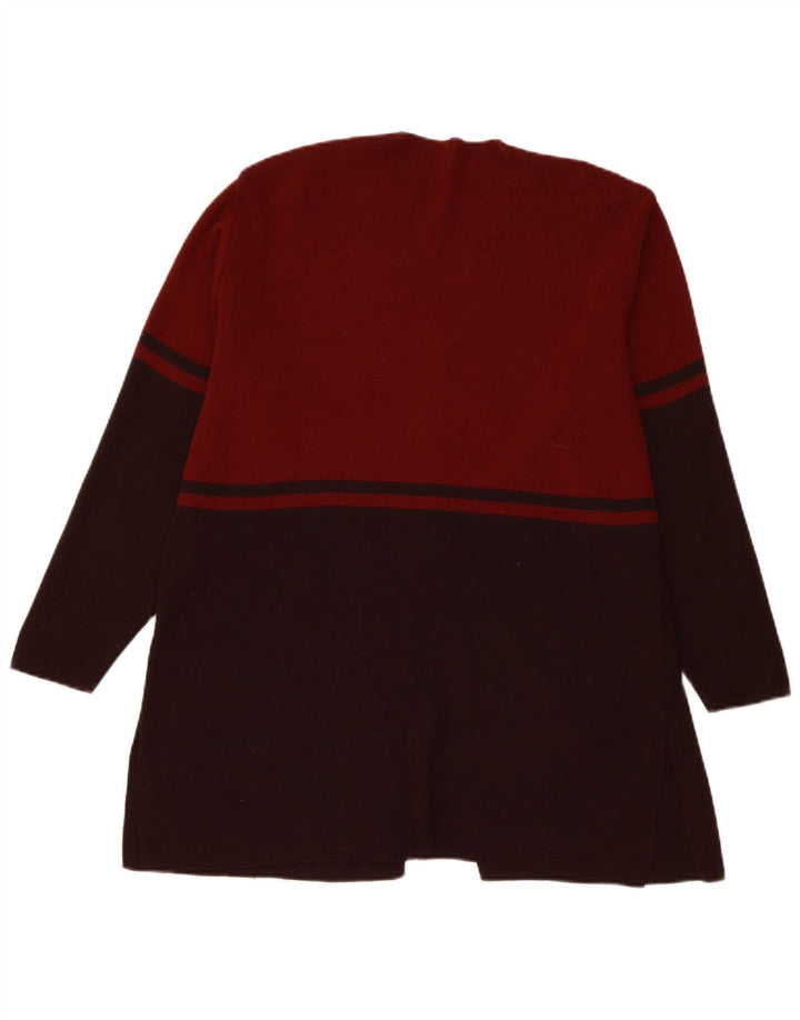 Marks & Spencer Pull cardigan long pour femme UK 12 Marron moyen