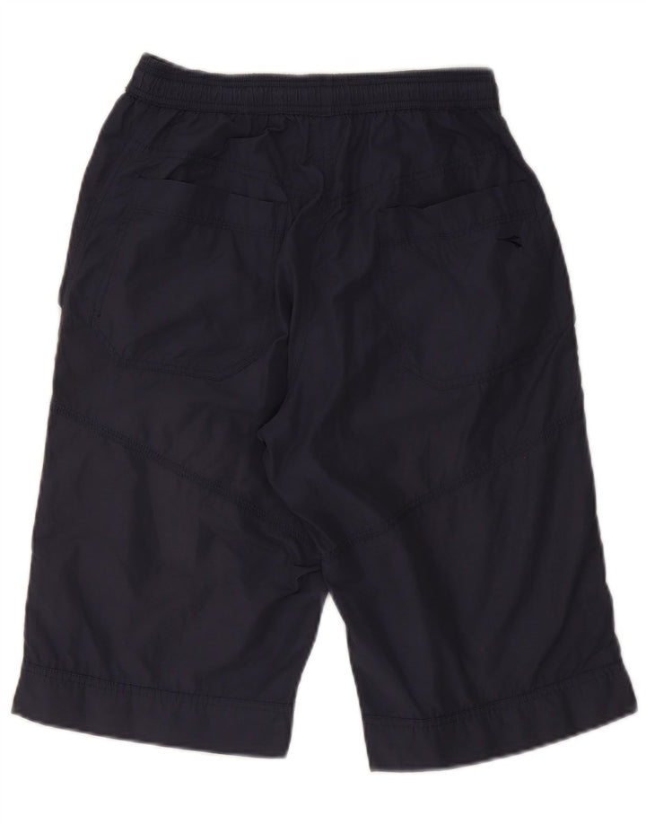 Diadora Short de Sport Homme Petit Bleu Marine Coton