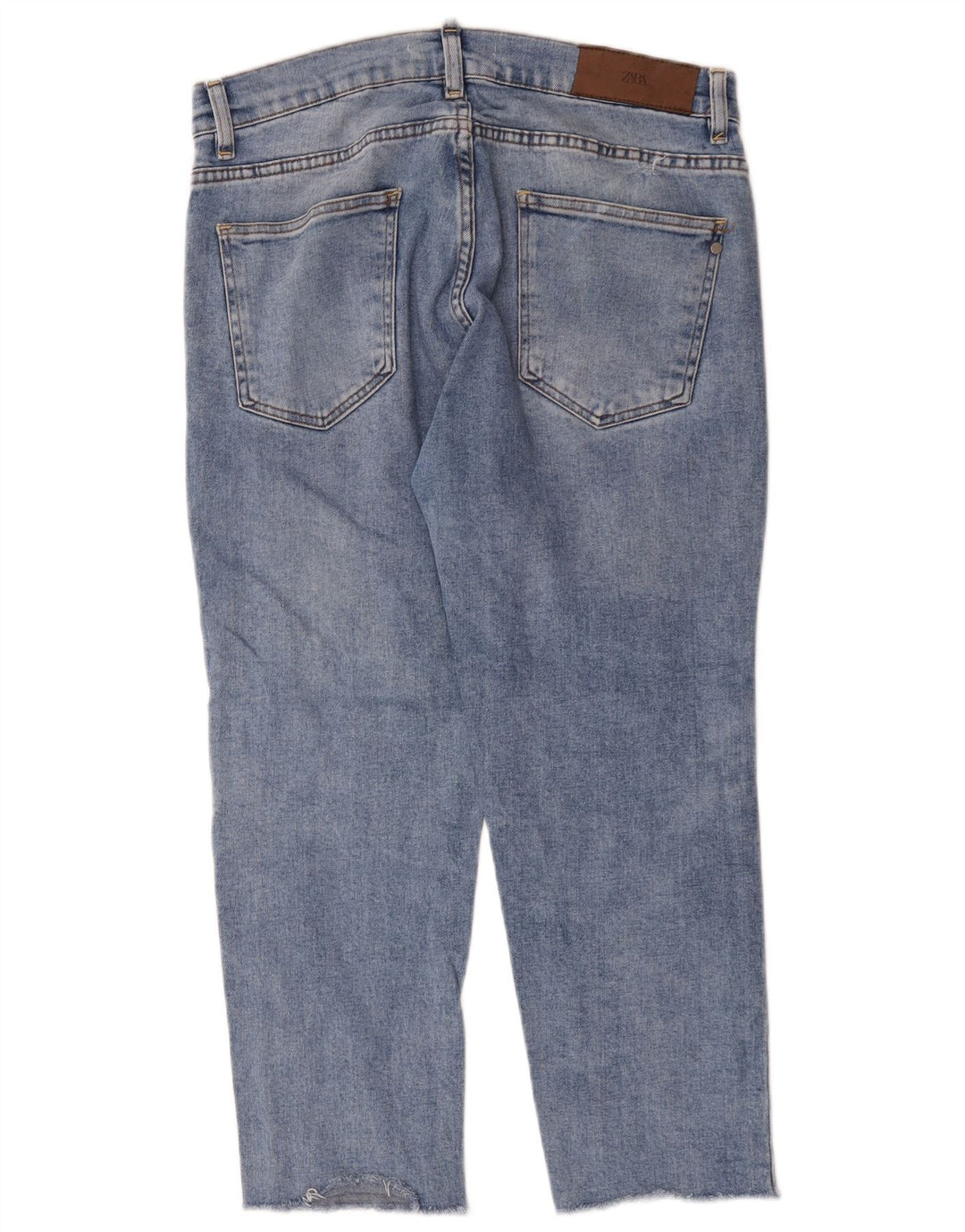 Zara Jean court pour homme Large W32 L24 Bleu