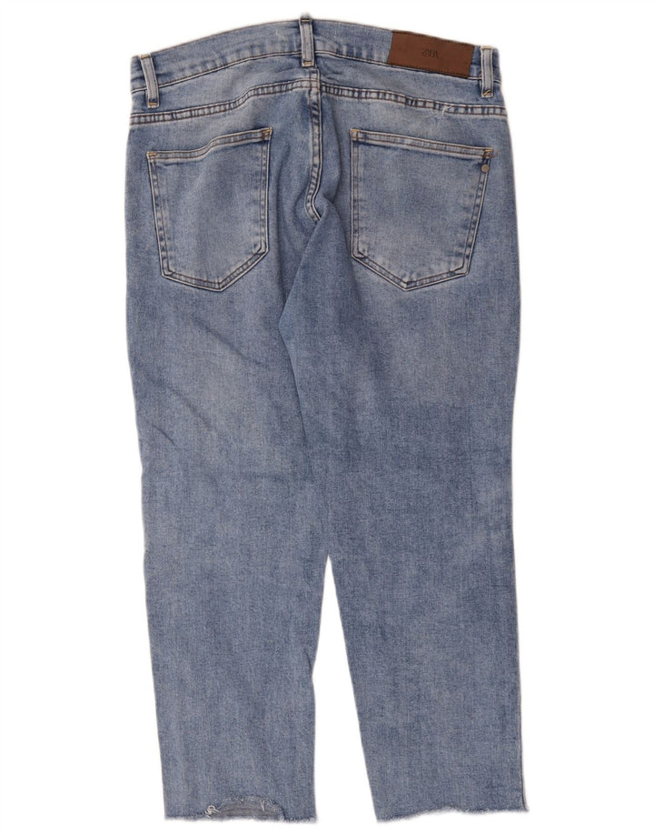 Zara Jean court pour homme Large W32 L24 Bleu