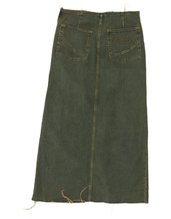 Urban Outfitters Femmes Maxi Jupe En Jean Petit W32 Bleu Coton