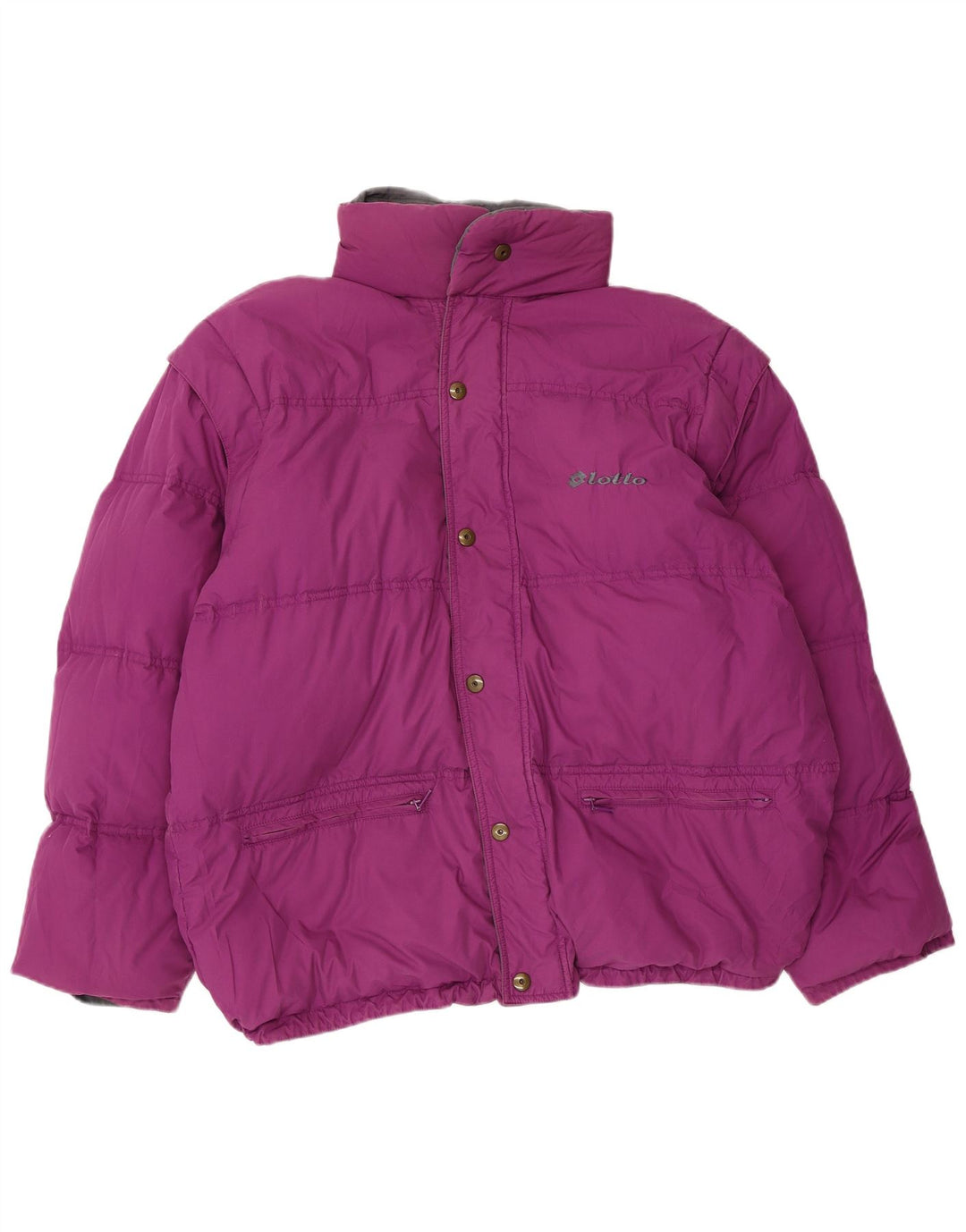 Lotto Veste matelassée réversible pour homme UK 38 Gris moyen Polyester