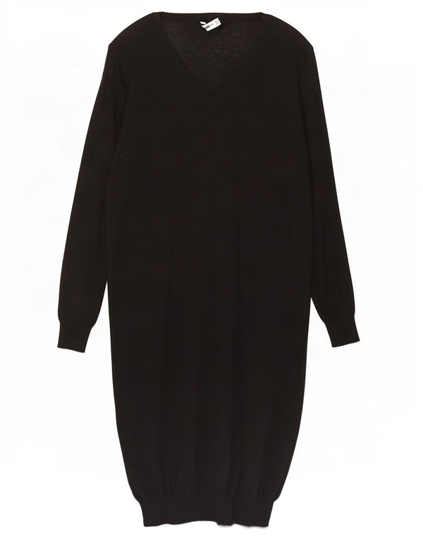 Zara Robe pull surdimensionnée pour femme UK 10 Small Noir