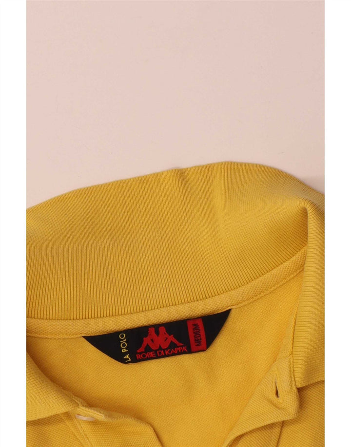 Polo Kappa Homme Coton Jaune Moyen