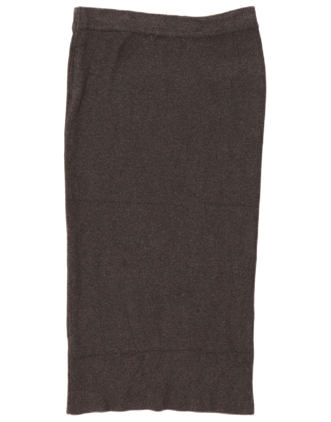 Zara Femme Jupe Droite En Tricot Moyen W28 Gris Viscose