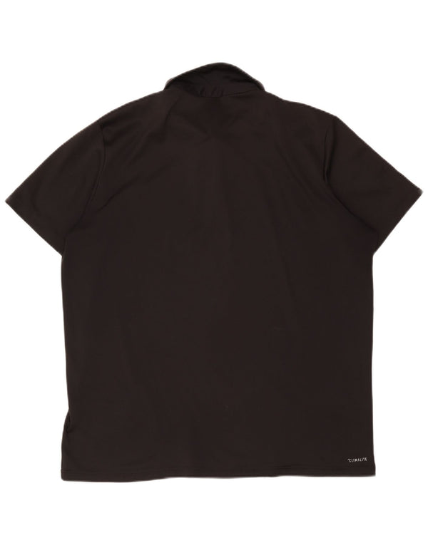 Adidas Homme Climalite Polo XL Noir Polyester