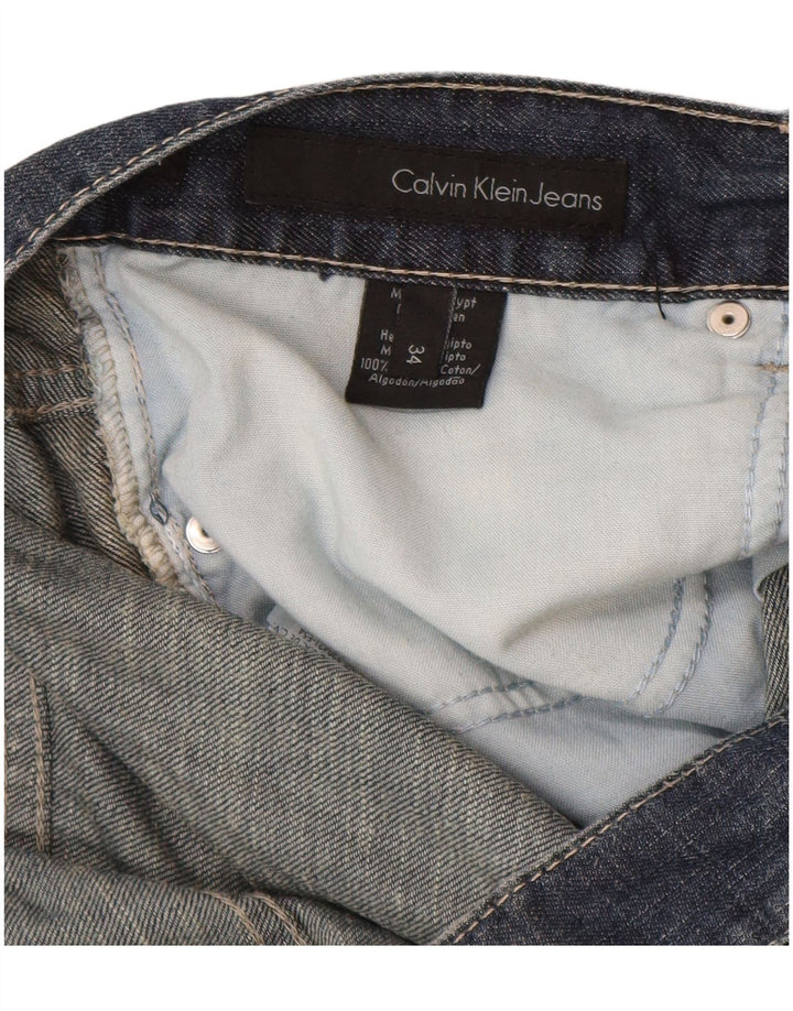 Calvin Klein Jean droit homme W34 L30 bleu marine coton