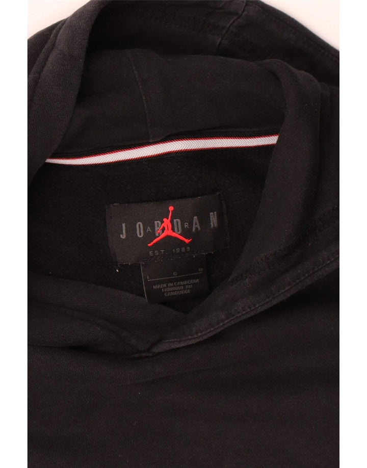 Jordan Pull à capuche pour homme Grand coton noir