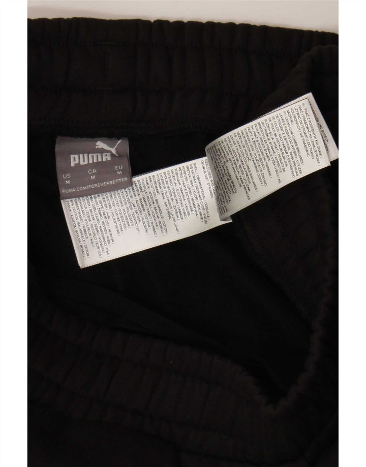 Puma Pantalon de Survêtement Graphique Homme Noir Coton
