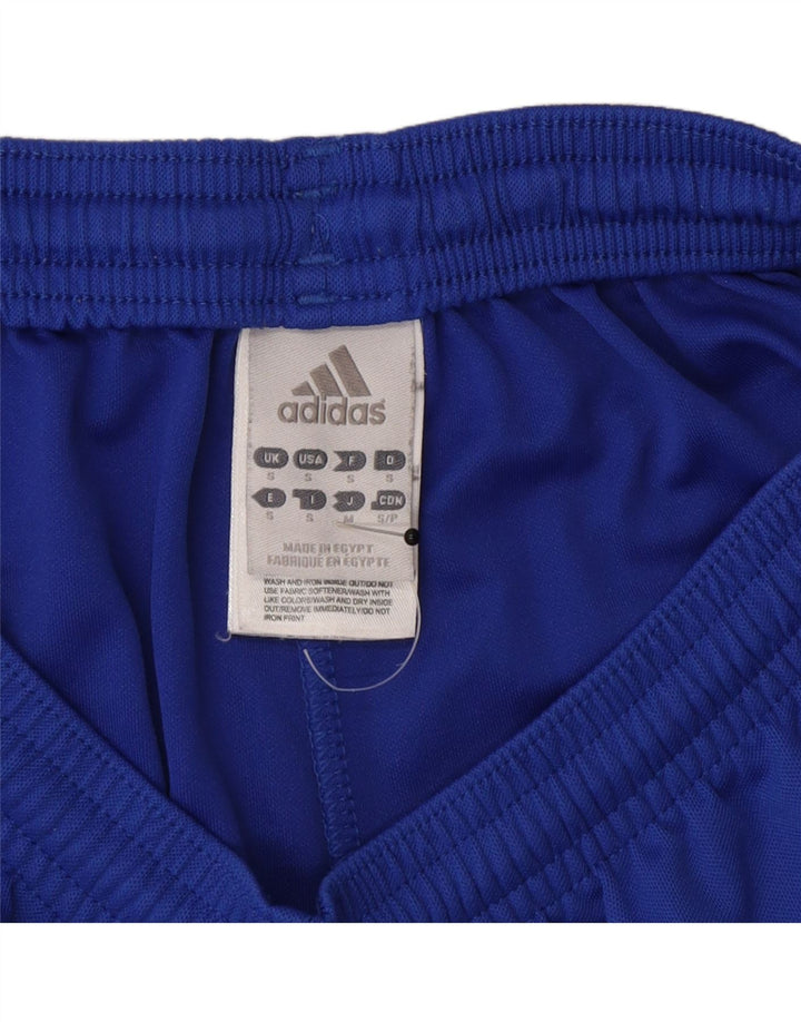 Adidas Short de sport Climalite pour homme Petit Bleu Polyester