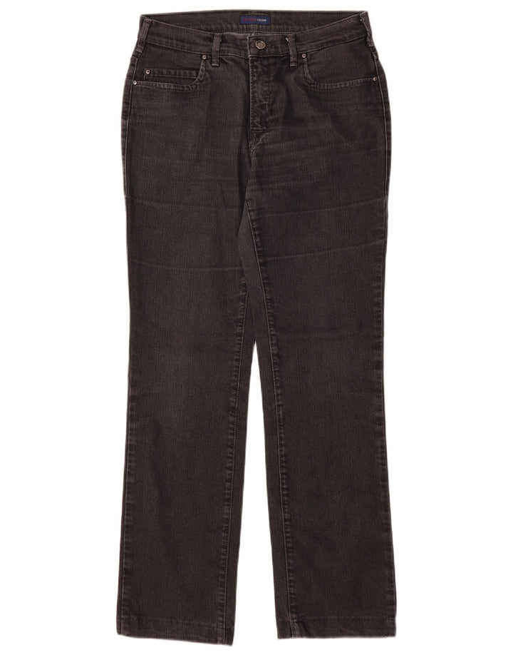 Trussardi Femme Jean Droit W28 L28 Noir Coton