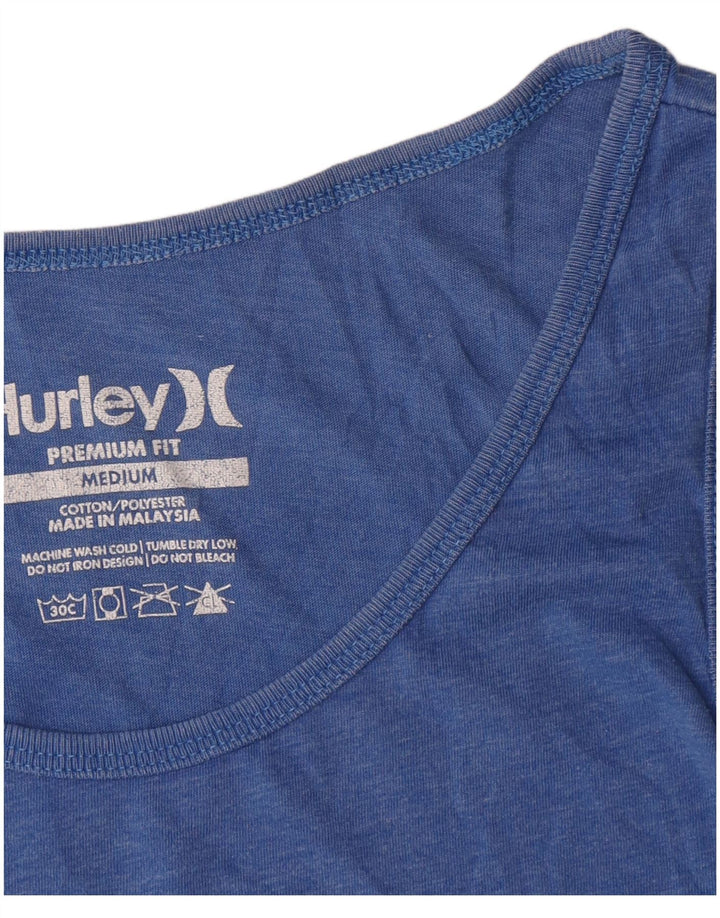 Hurley Débardeur Premium Fit Graphic Homme Bleu Moyen Coton