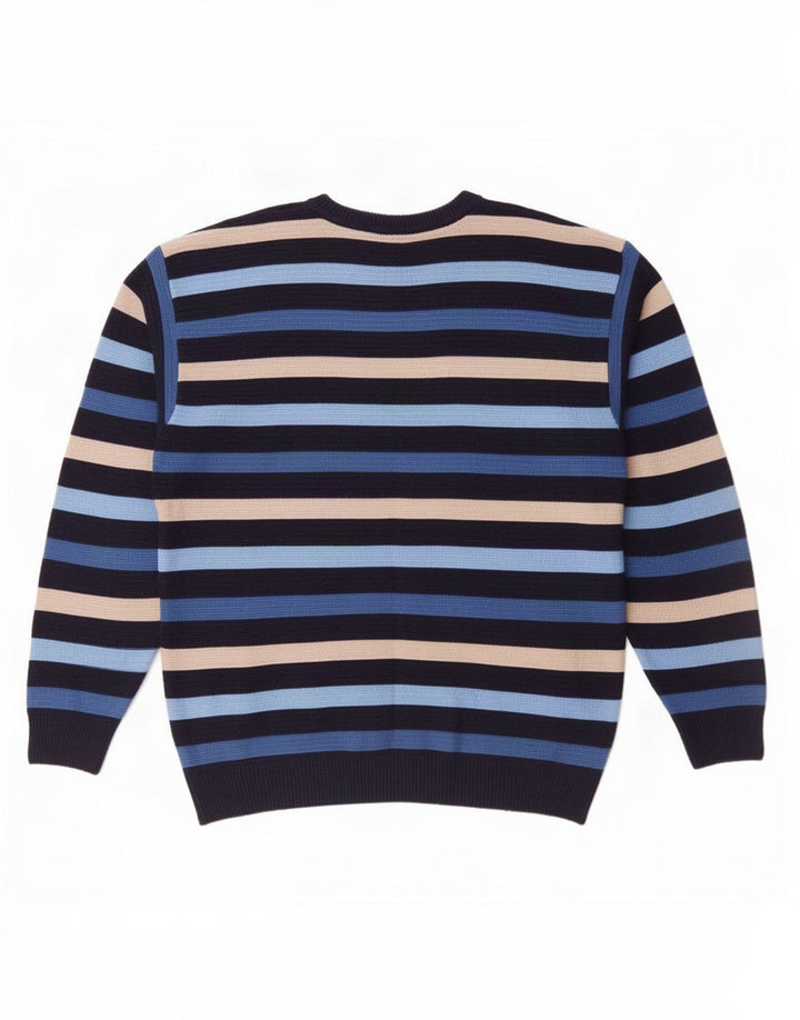 Pull col rond Lacoste garçon 11-12 ans rayé multicolore