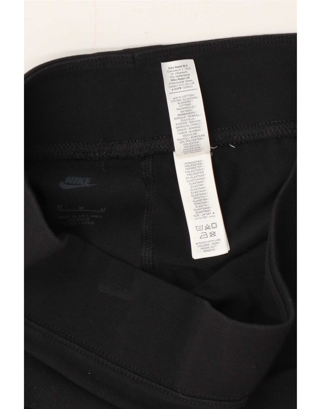 Nike Short de sport pour femme UK 14 Gris moyen en coton