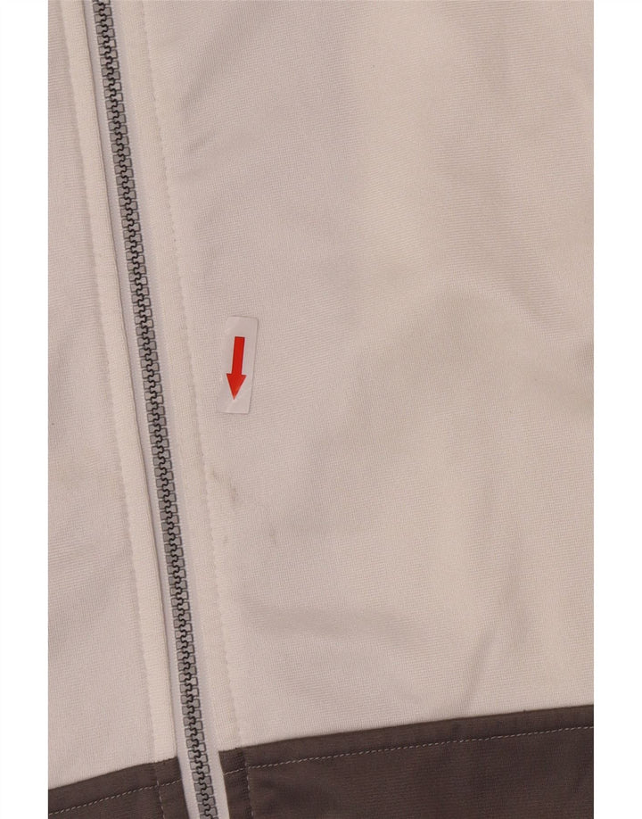 Champion Veste de Survêtement USA Graphic Homme Blanc Moyen Colorblock