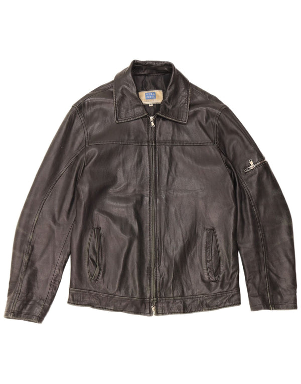 Lavorazione Artigianale Veste en Cuir Homme IT 48 Cuir Noir Moyen