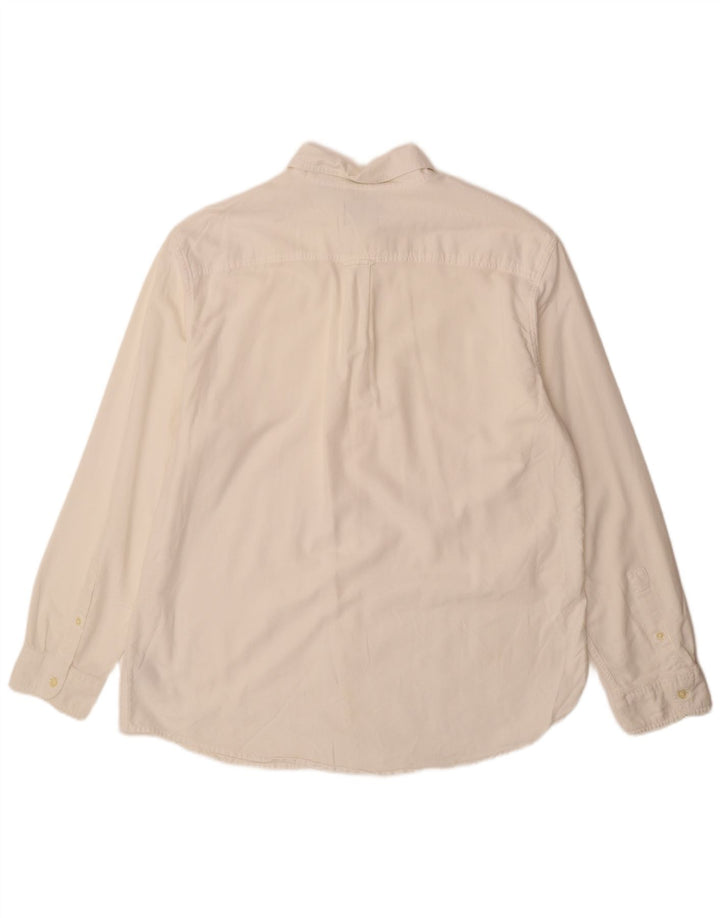Chaps Chemise Oxford Classique Homme XL Blanc Coton