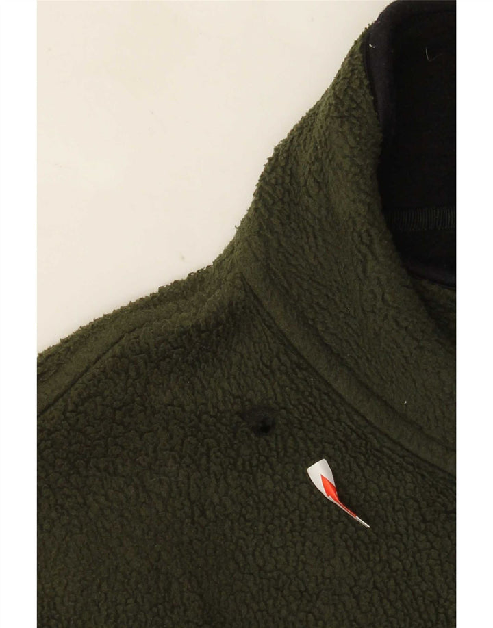 Timberland Veste polaire pour homme UK 40 Large Vert Polyester