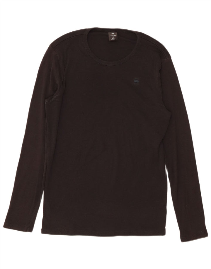 G-STAR Homme Top Manches Longues Coton Noir Moyen