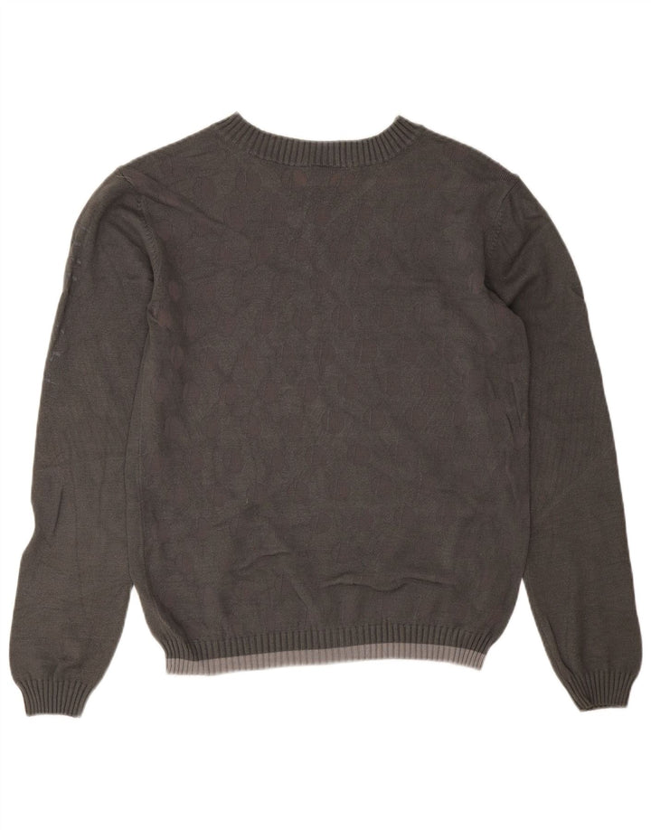 Puma Pull Col V Homme Gris Moyen Viscose