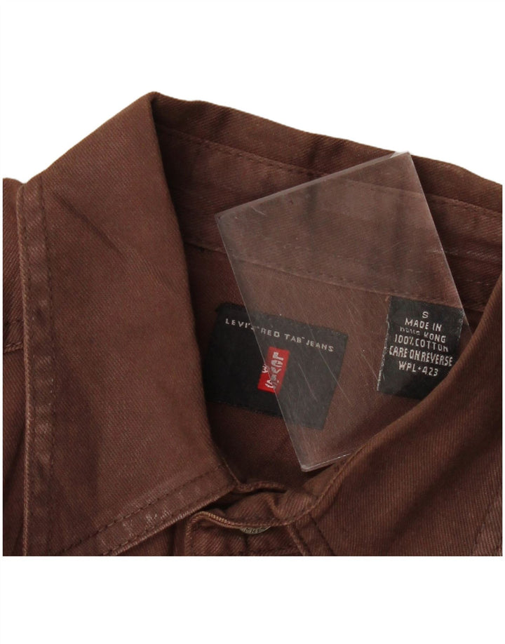 Levi's Chemise Tall Homme Marron Coton