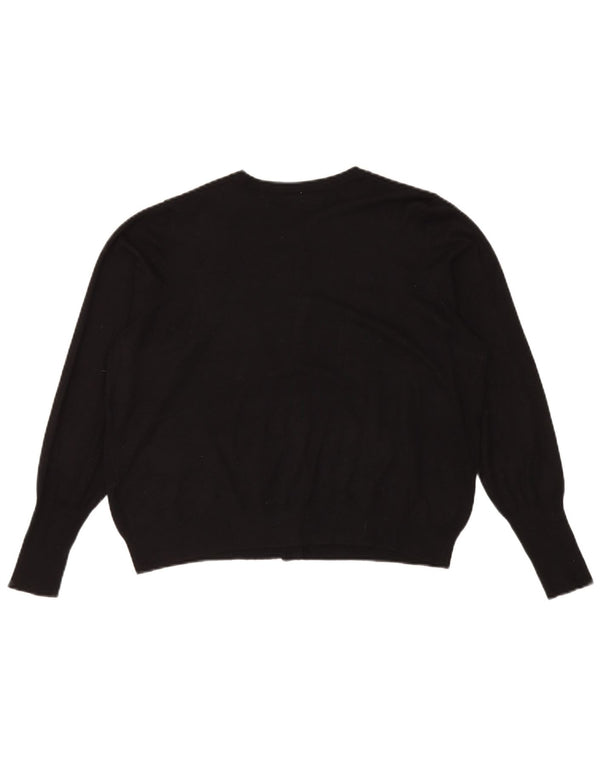 Marks & Spencer Cardigan court pour femme UK 18 XL Viscose noire
