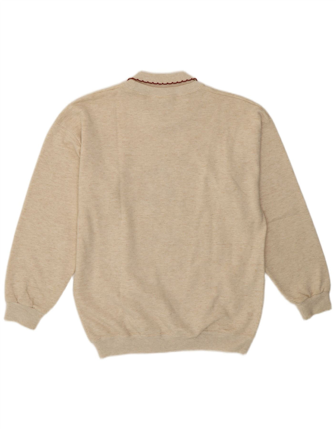 Oak Tree Sweat-shirt surdimensionné pour femme UK 10 Petit motif floral beige