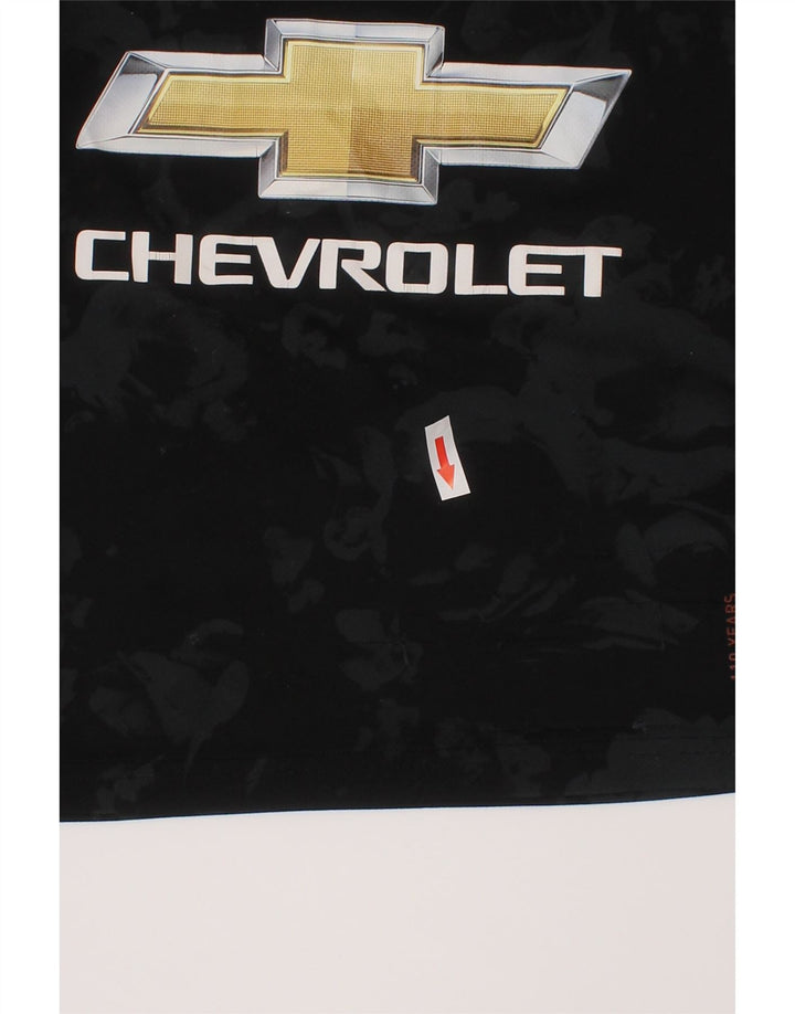 Adidas Boys Graphic T-Shirt Top 7-8 ans XS Noir Polyester