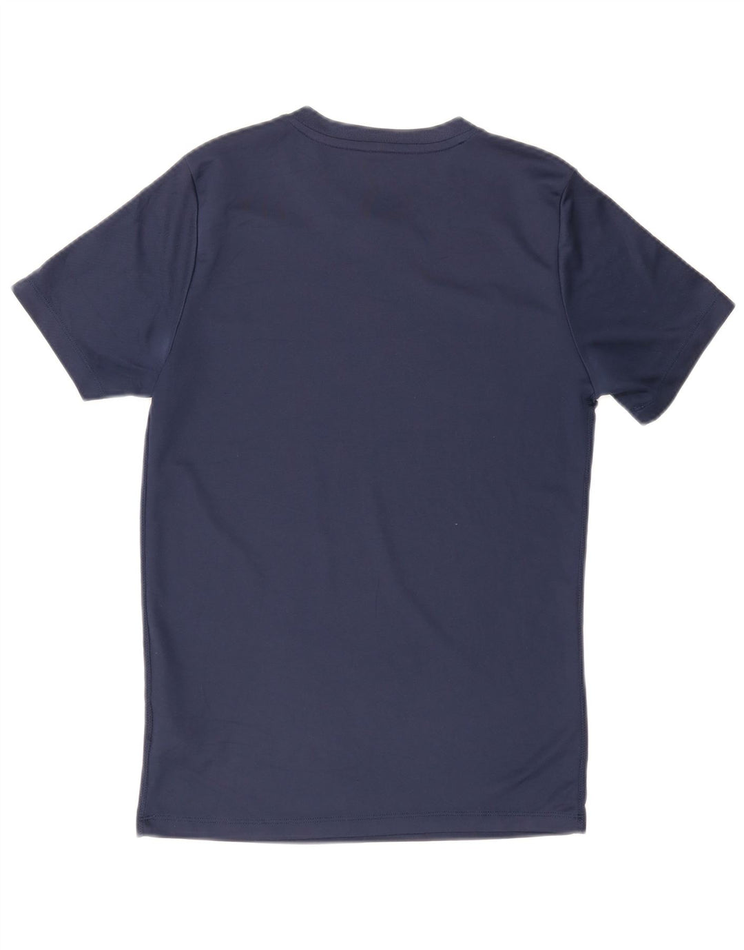 Nike Hommes Dri Fit T-Shirt Haut Petit Bleu Marine Polyester