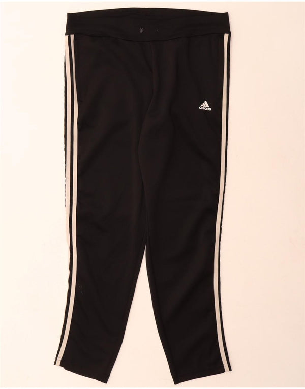 Adidas Womens Aeroready Tracksuit Trousers UK 12/14 Medium  Black
