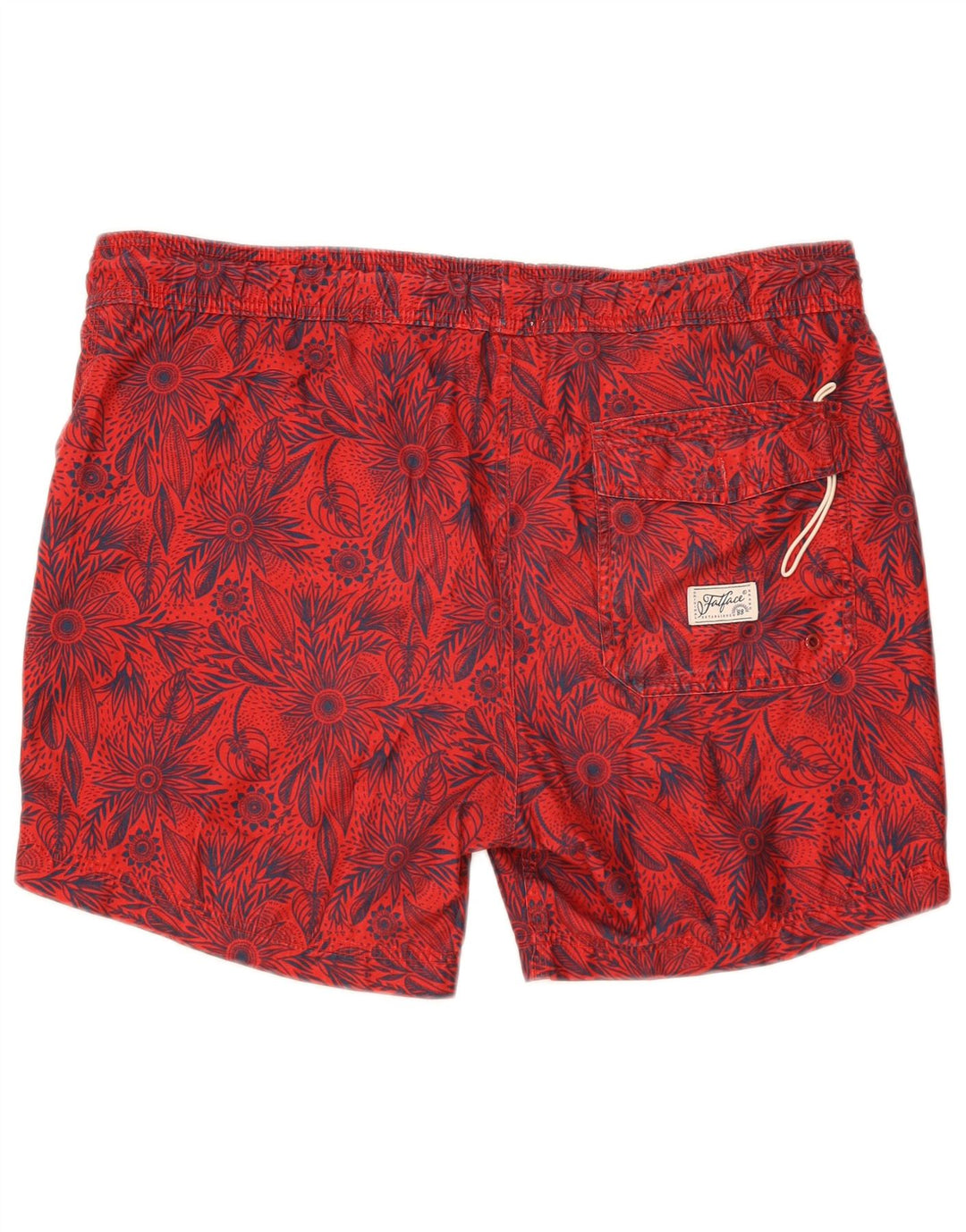 FAT FACE Short de Bain Homme Grand Rouge Floral
