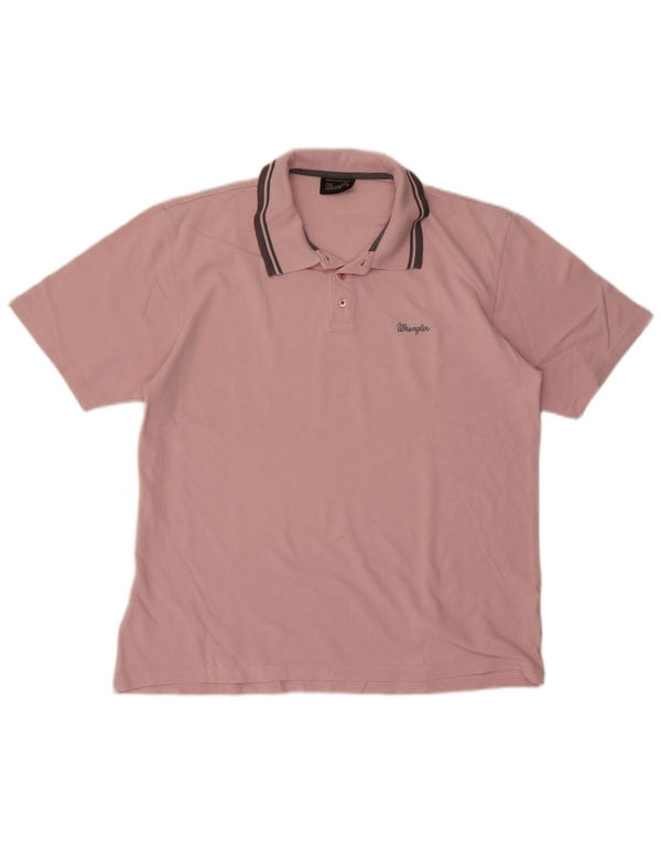 Wrangler Polo Homme XL Rose Coton