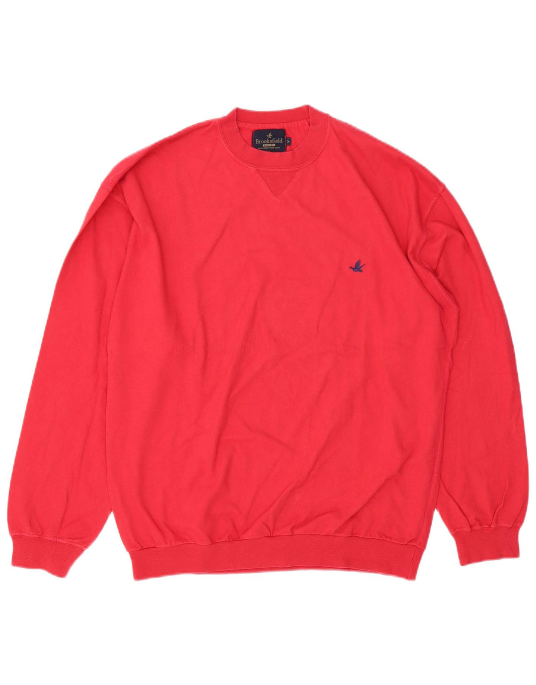 Brooksfield Sweat-shirt pour homme Rouge Taille L