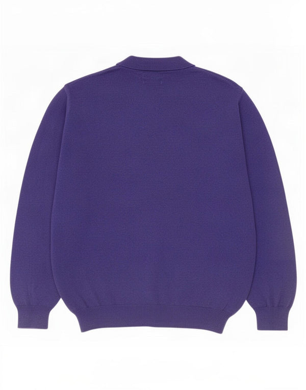 Marks & Spencer Pull à col rond pour homme XL Violet Coton