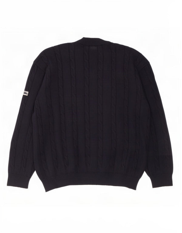 Navigare Cardigan Homme Pull Grande Laine Bleu Marine