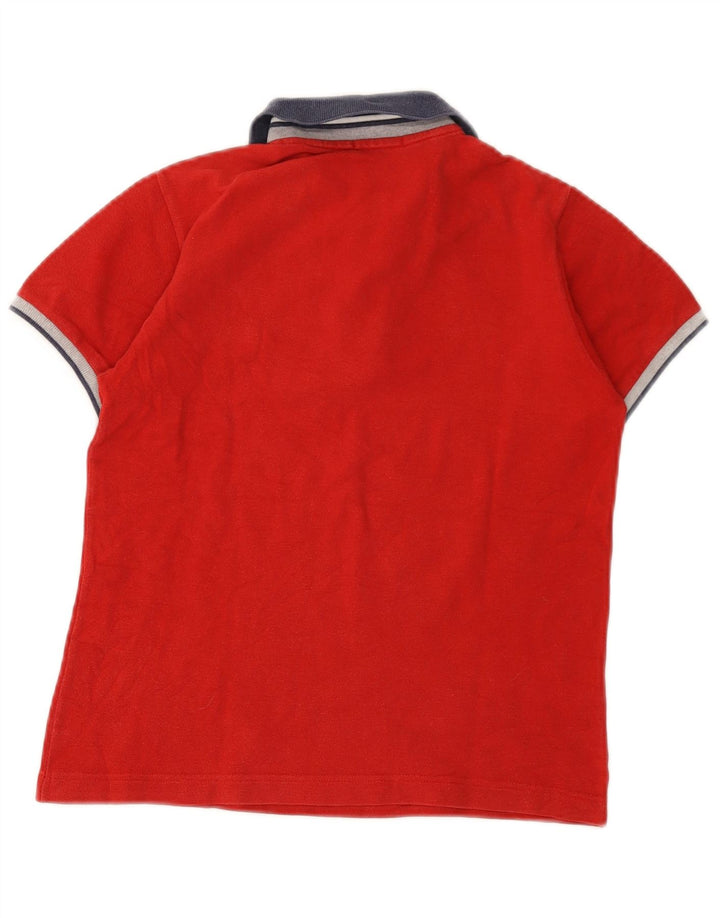 Fred Perry Polo Garçon 9-10 ans Rouge Colourblock Coton